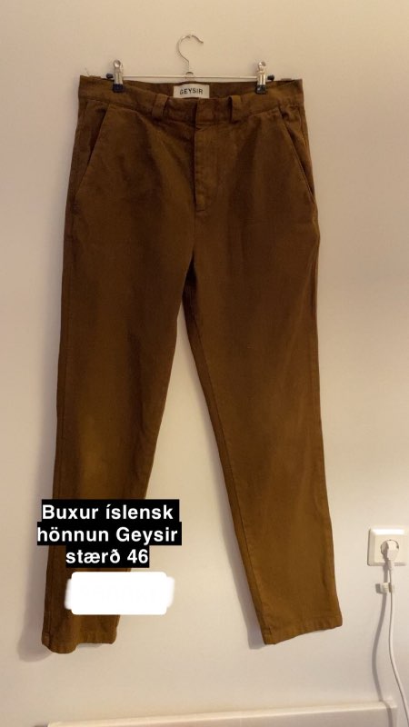 Buxur ísl hönnun Geysir M/L