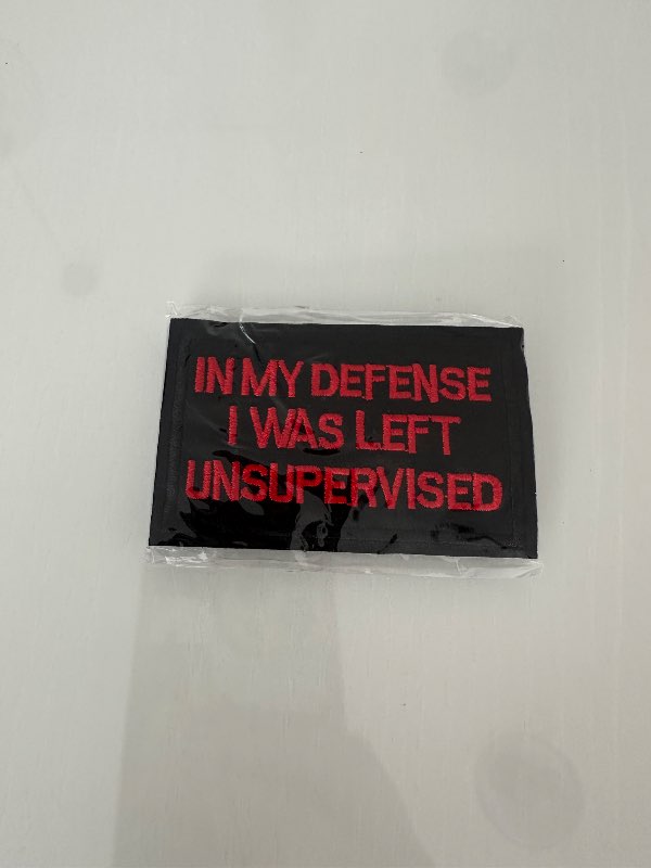 In my defense I was pads á derhúfu franskur renni
