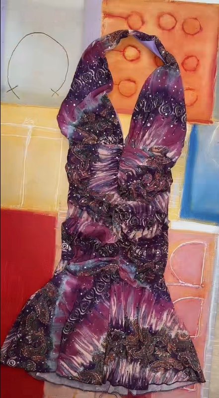 Purple dress