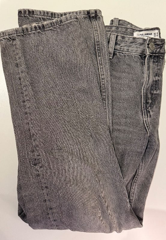Gráar gallabuxur Pull&Bear