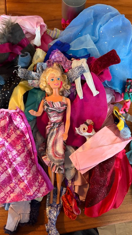 Barbie dúkka og föt