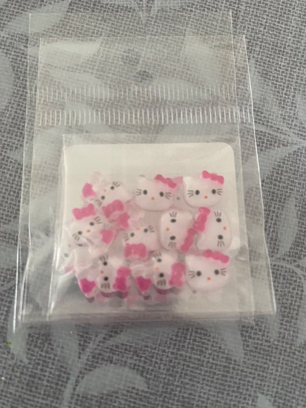 Bleikt naglaskraut Hello Kitty
