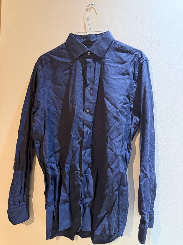 Dressmann skyrta dökkblá