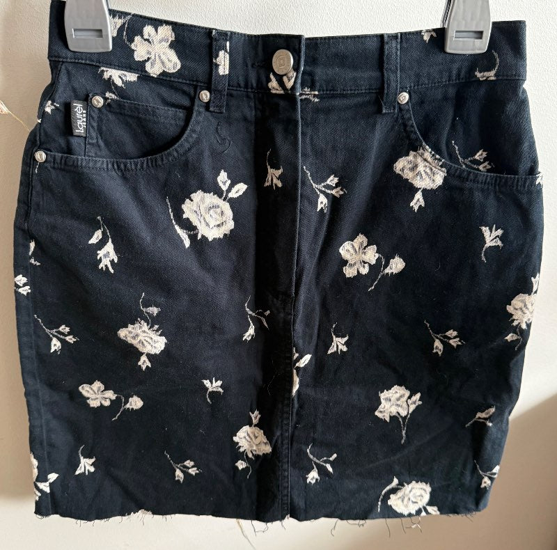 Denim píls með rósum