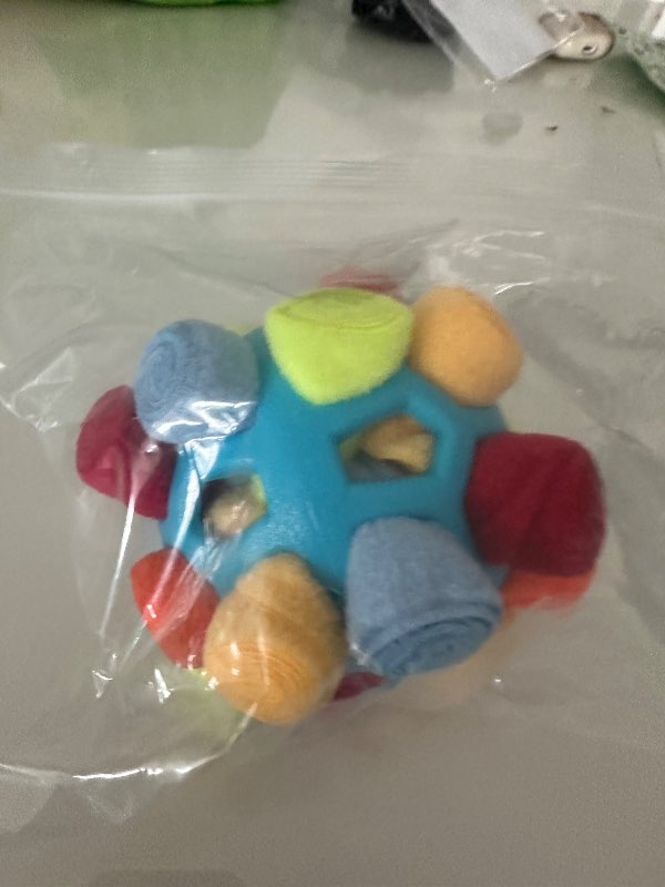 Hunda bolti blár þraut með flís inní