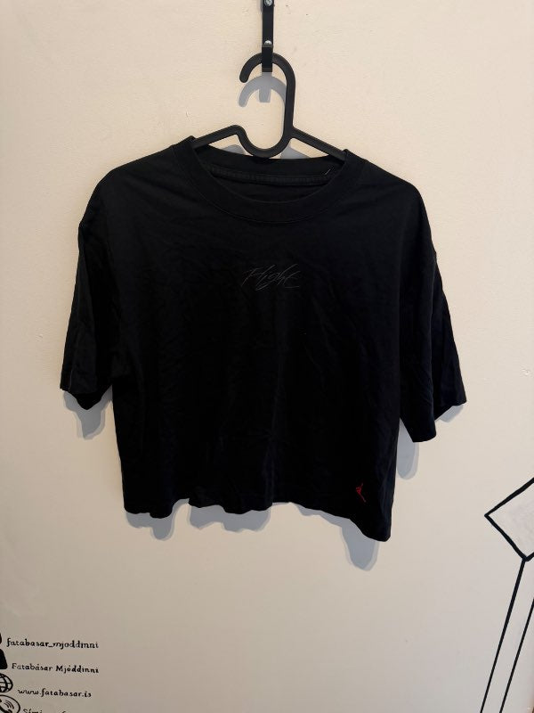 Nike Jordan stuttermabolur svartur