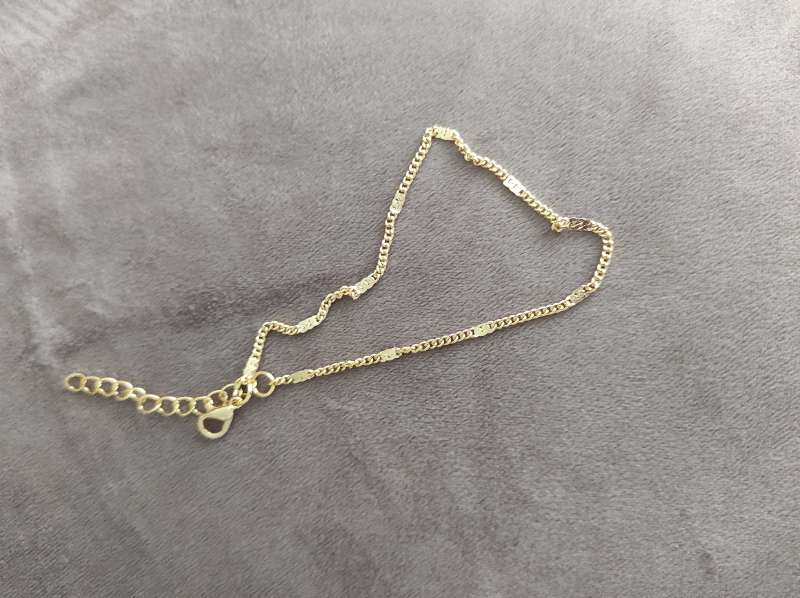 Armband, ökla aðeins gull ryðfrítt
