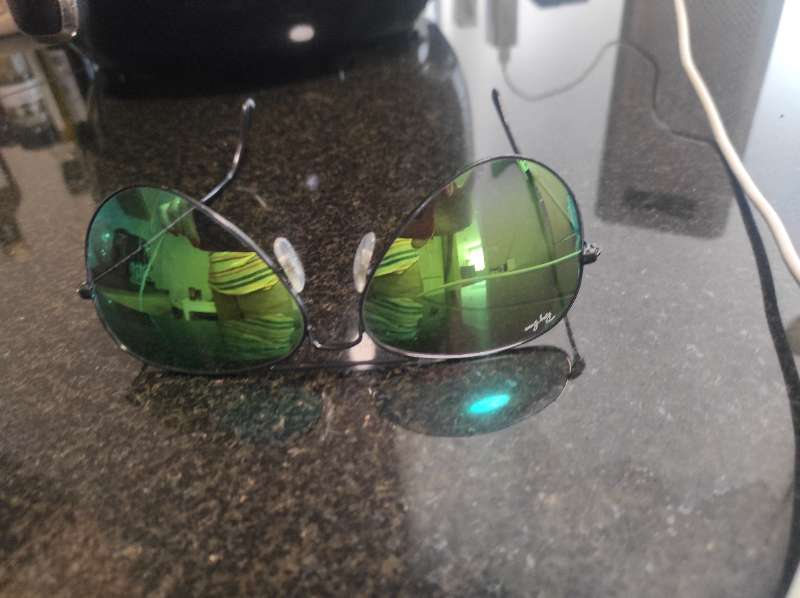 Gleraugum Ray Ban Aviaror metal large