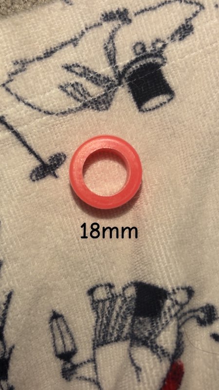 Bleikur tunnel 18mm
