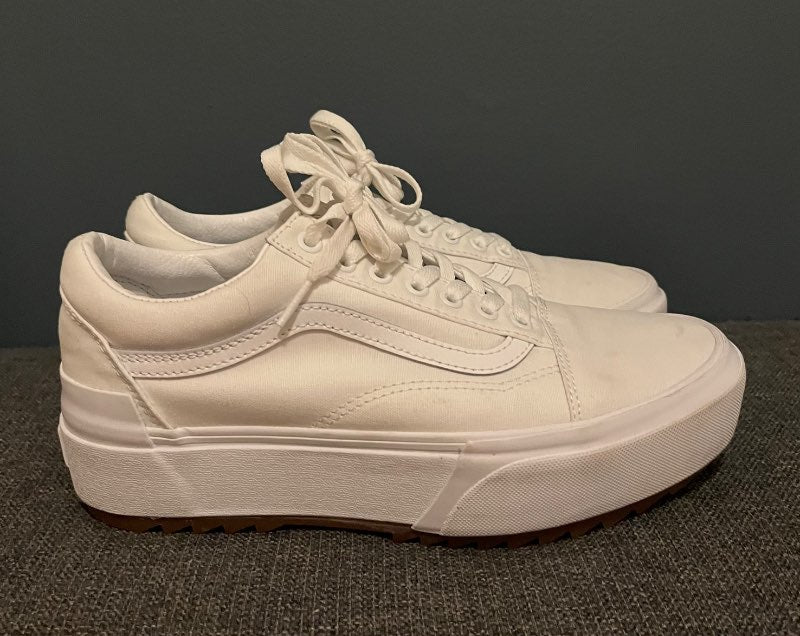 Vans skór hvítir