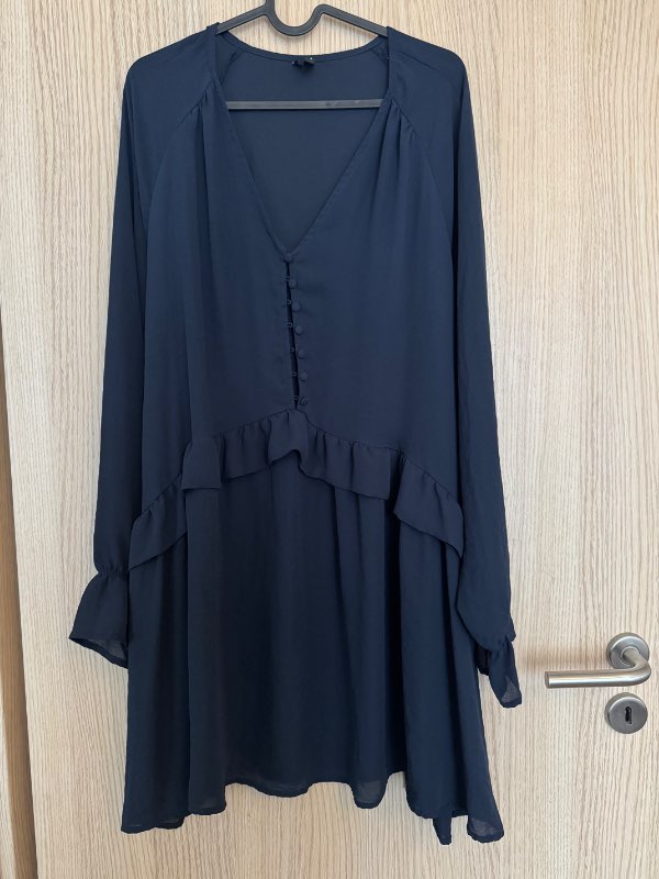 Vero moda dökkblá blússa
