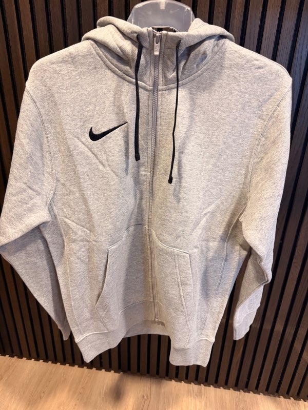 NIKE Heilrennd hettupeysa grá