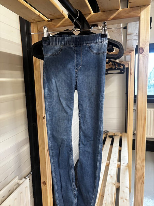 Dökk bláar jeggings