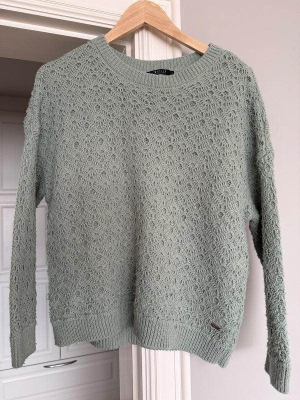 Pastelgræn peysa mohito