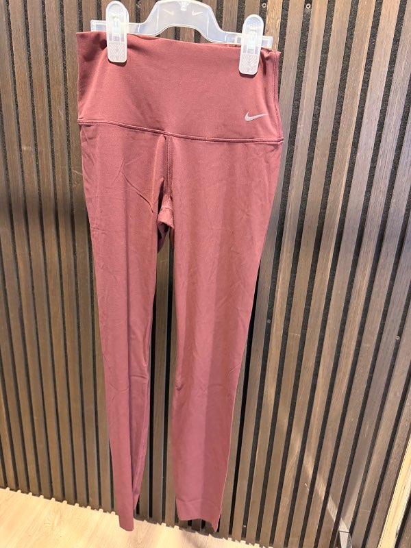 NIKE Zenvy leggings vínrauðar