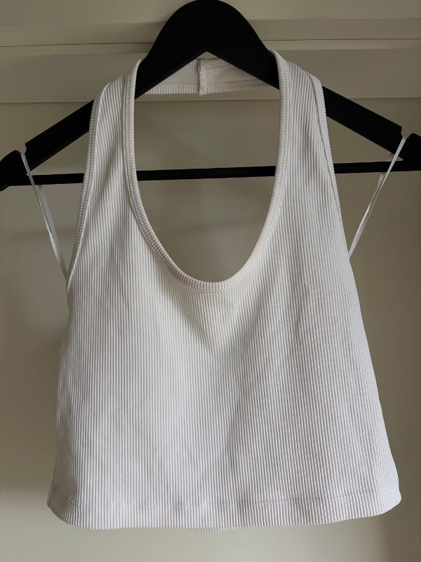 H&M hvítur toppur