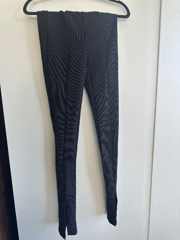 Svartar leggings síðar