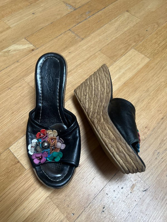 Garda Svartir sandalar
