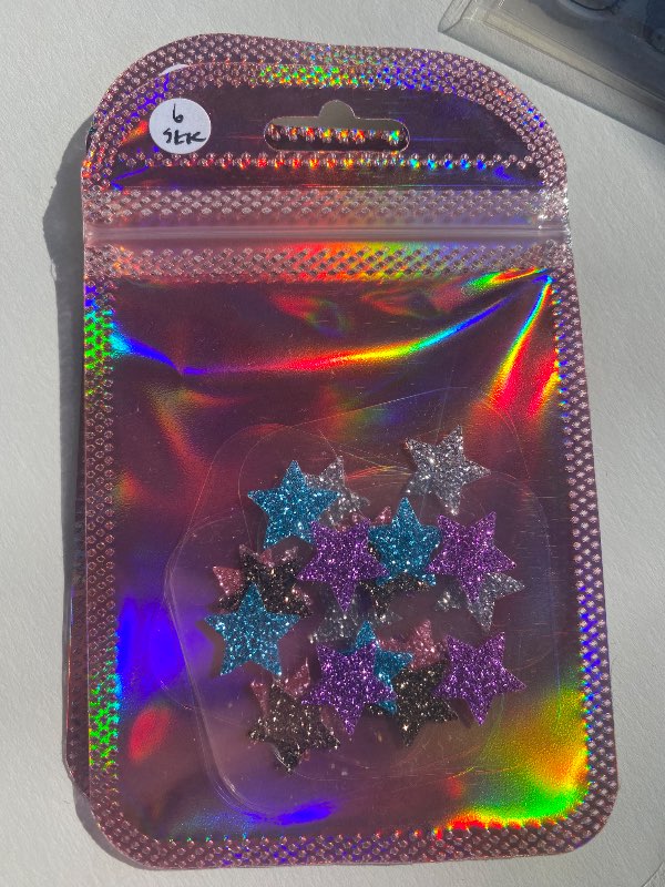 Glimmer pimple plástrar 6 stk saman