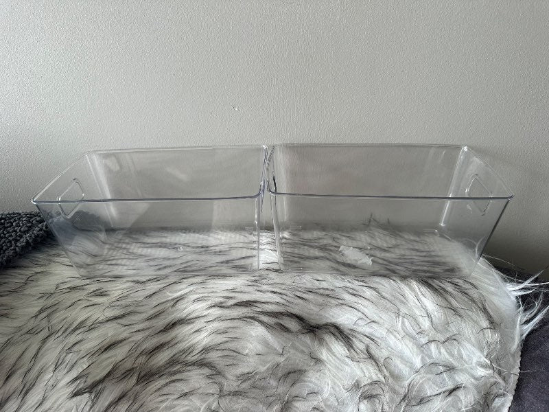 2 glær box