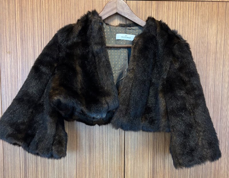 Malene Birger pels ermar brúnt