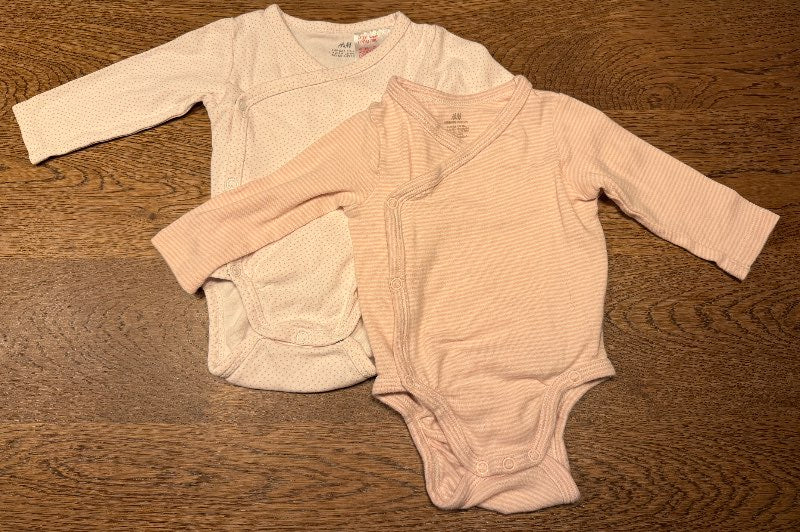Samfellur bleikar H&M bleikar 2 stk