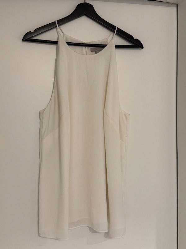 H&M hvítur toppur