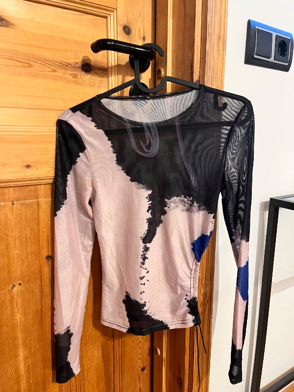 Mesh svartur/bleikur bolur