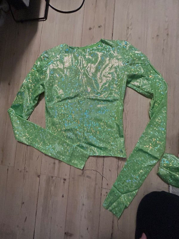 grænn glimmerbolir