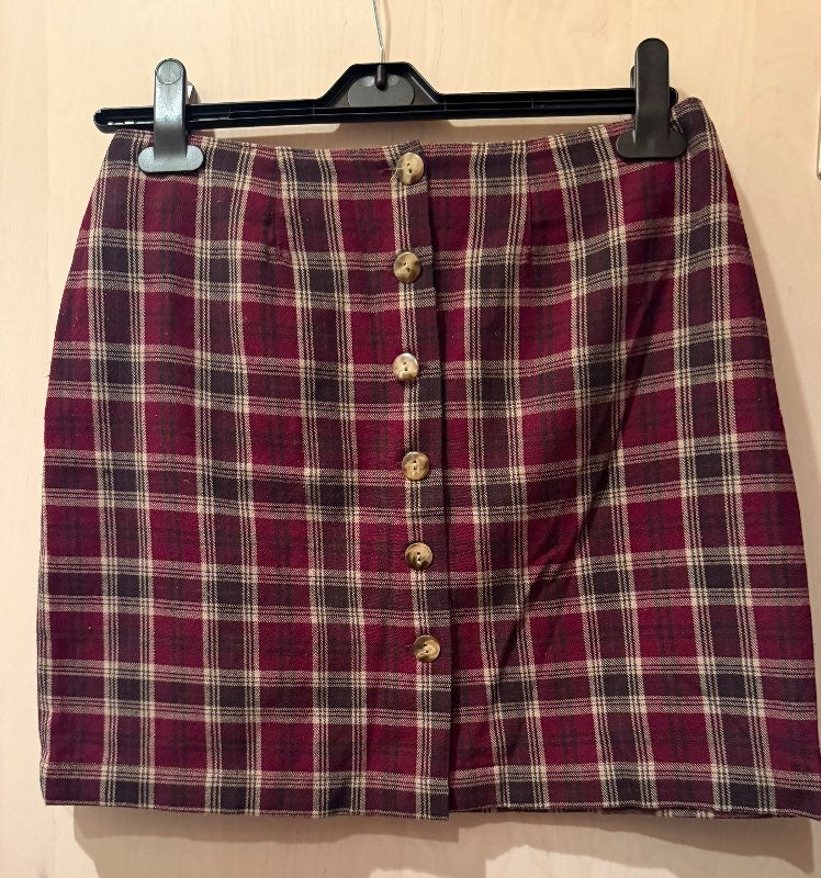 Hennes collection vintage köflótt rauð/brú/beis