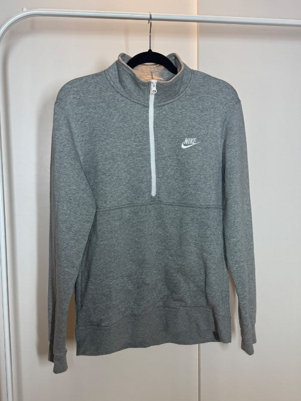 Nike hálfrennd peysa grá