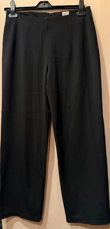 NoaNoa vintage víðar svartar buxur