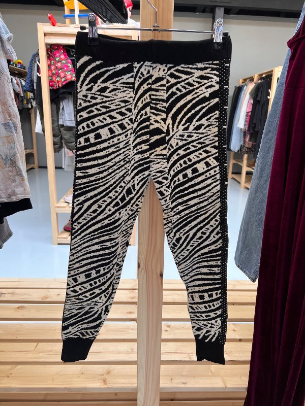 Czarne/czarne legginsy