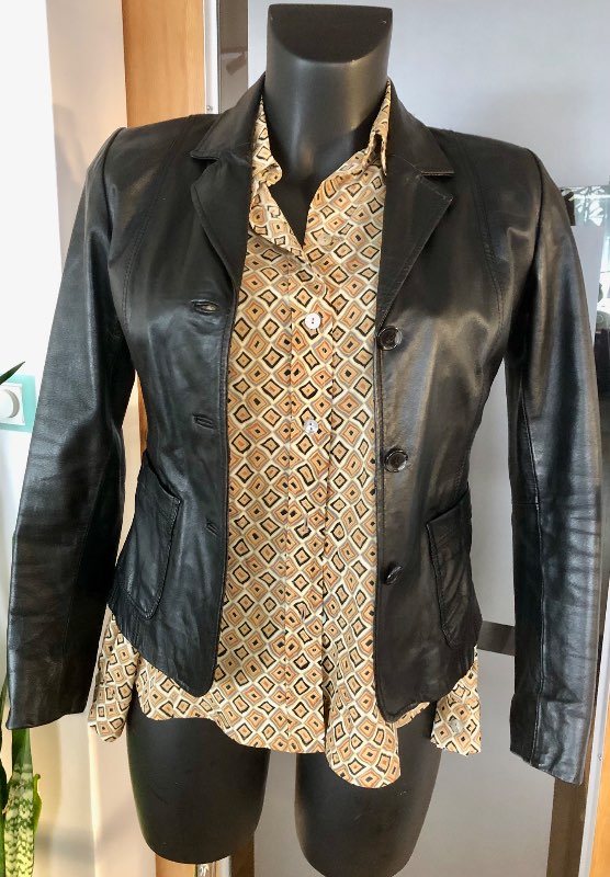 Leðurjakki/ vintage