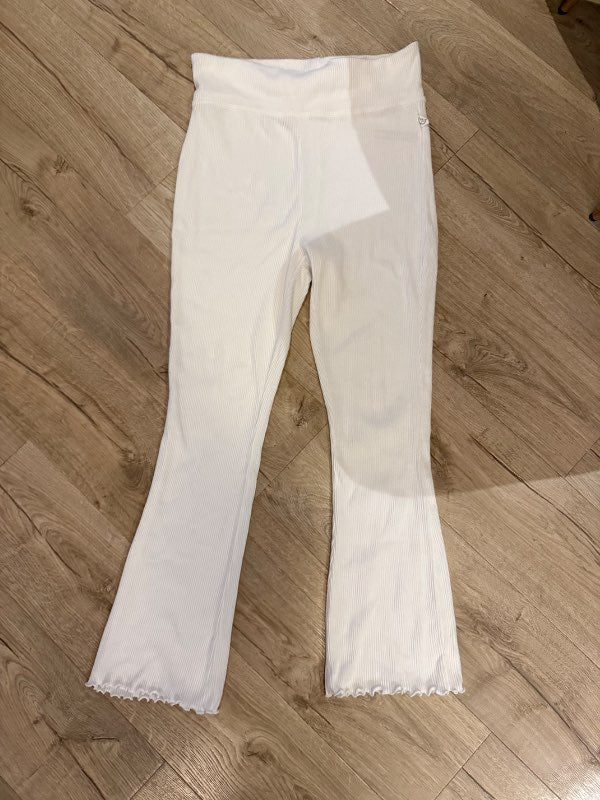 V cozy buxur mjúkar hvítar