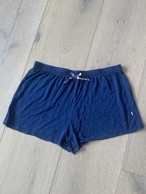 Nátt stuttbuxur bláar