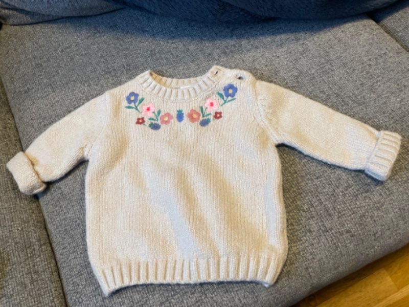 M&S blóma peysa