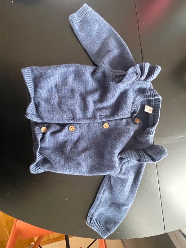 M&S dökkblá peysa