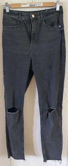 HM skinny fit gallabuxur