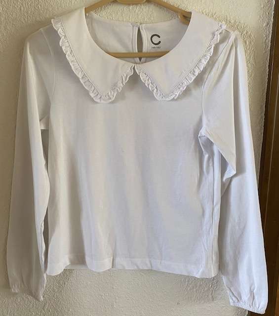 Hvítur langur bolur