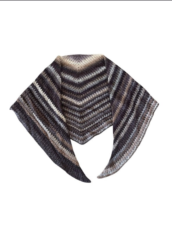 Prjónað sjal