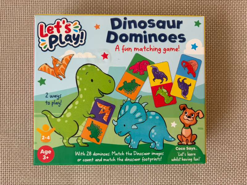 Spil - Dinosaur dominoes