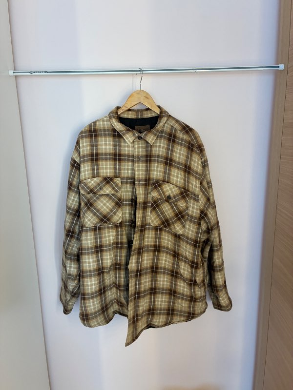 Plaid þykkur jakki vintage