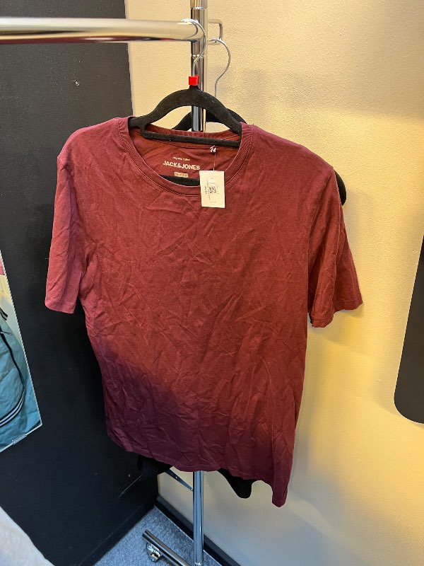 rauður bolur jack&jones