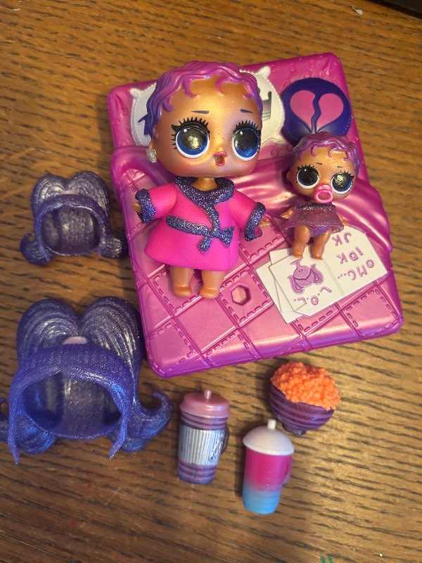 LOL dúkkur + rúm og hengirúm