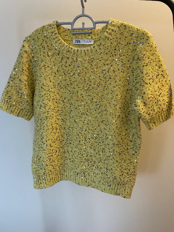 Zara prjónapalliettubolur