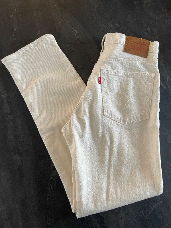 Levis 501 krem hvítt