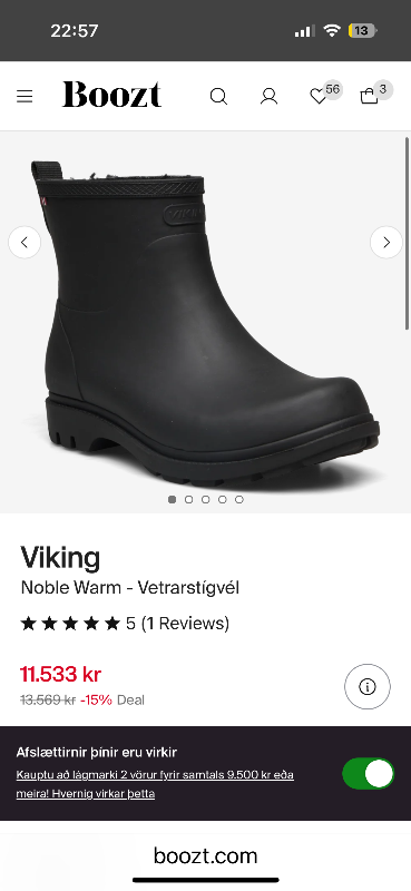 Viking Noble Warm – Stígvél