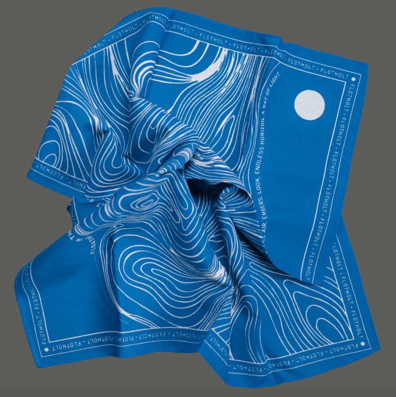 Fischersund bandana, ca. 50x50 cm