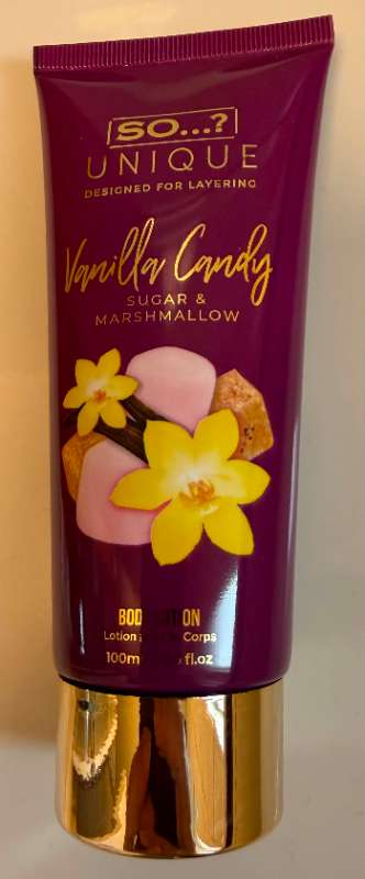 SO...? Unique Vanilla Candy body lotion NÝTT